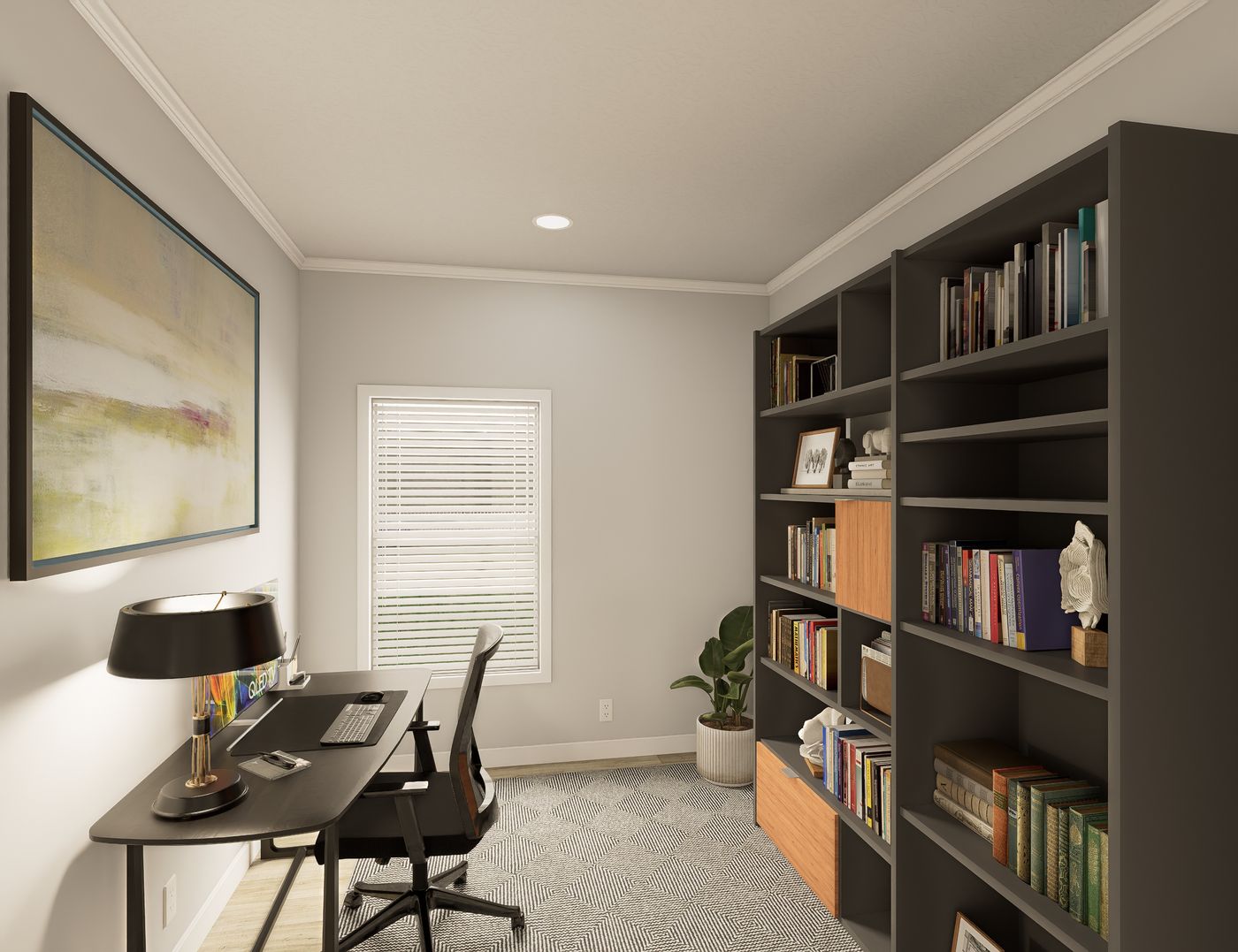 The THE ELITE 52 Bedroom. This Manufactured Mobile Home features 3 bedrooms and 2 baths.