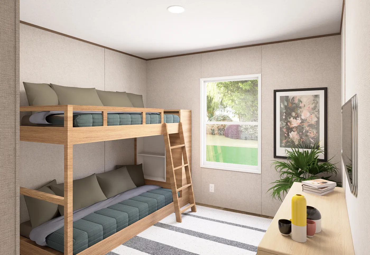 The MAPLE Guest Bathroom. This Manufactured Mobile Home features 3 bedrooms and 2 baths.