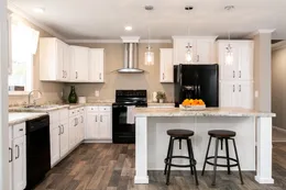 The BELMONT Kitchen. This Manufactured Mobile Home features 3 bedrooms and 2 baths.