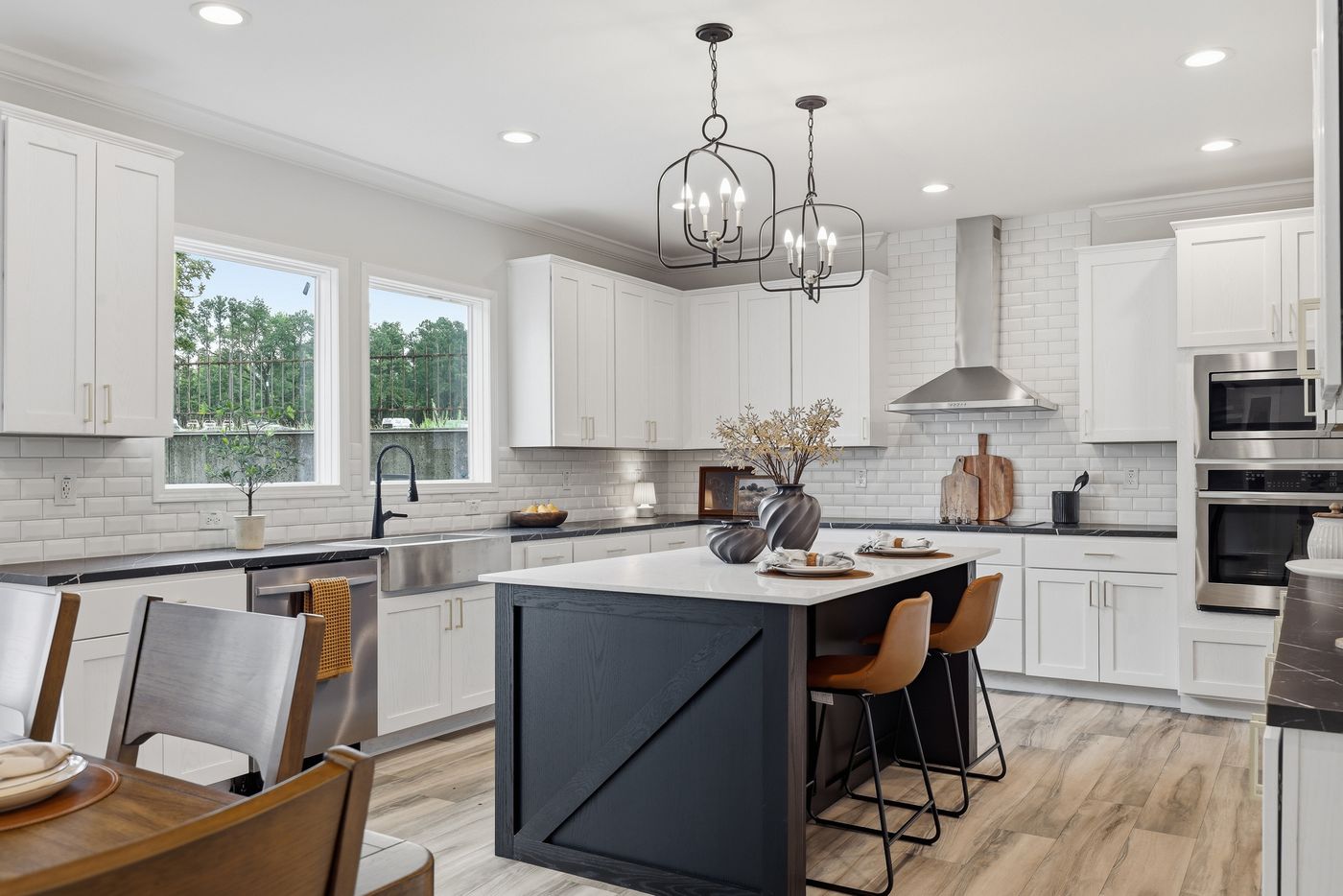 The THE SUMMIT Kitchen. This Manufactured Mobile Home features 3 bedrooms and 2 baths.
