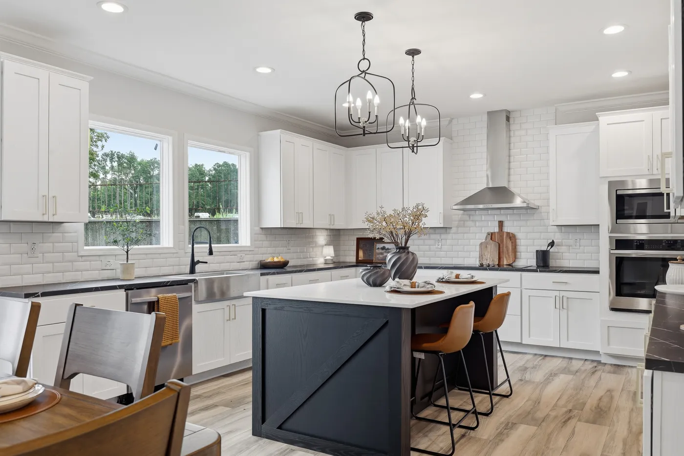 The THE SUMMIT Kitchen. This Manufactured Mobile Home features 3 bedrooms and 2 baths.