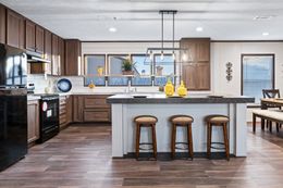 The HERCULES Kitchen. This Manufactured Mobile Home features 4 bedrooms and 2 baths.
