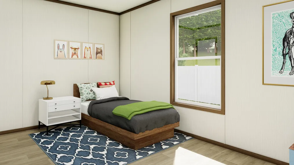 The DESIRE Bedroom. This Manufactured Mobile Home features 3 bedrooms and 2 baths.