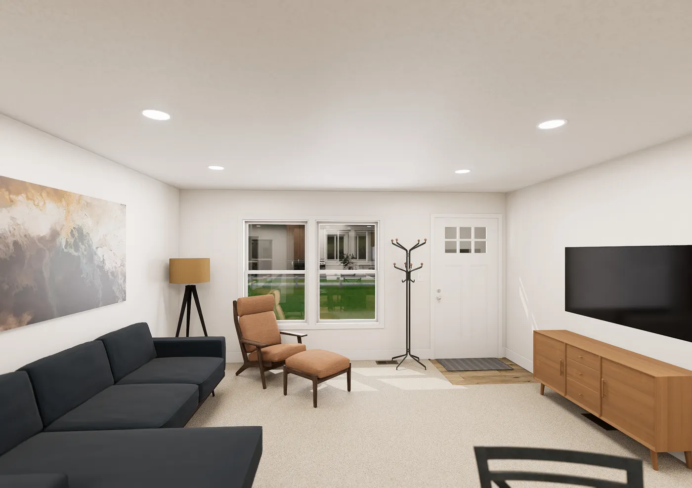 The ANNIVERSARY 2848 Living Room. This Manufactured Mobile Home features 3 bedrooms and 2 baths.