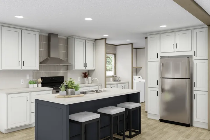 The MOROCCO Kitchen. This Manufactured Mobile Home features 4 bedrooms and 2 baths.