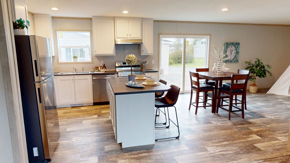 The HANCOCK Exterior. This Manufactured Mobile Home features 4 bedrooms and 2 baths.