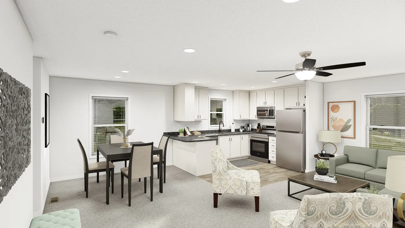 The DRM482P 2048'            DREAM Foyer. This Manufactured Mobile Home features 2 bedrooms and 2 baths.