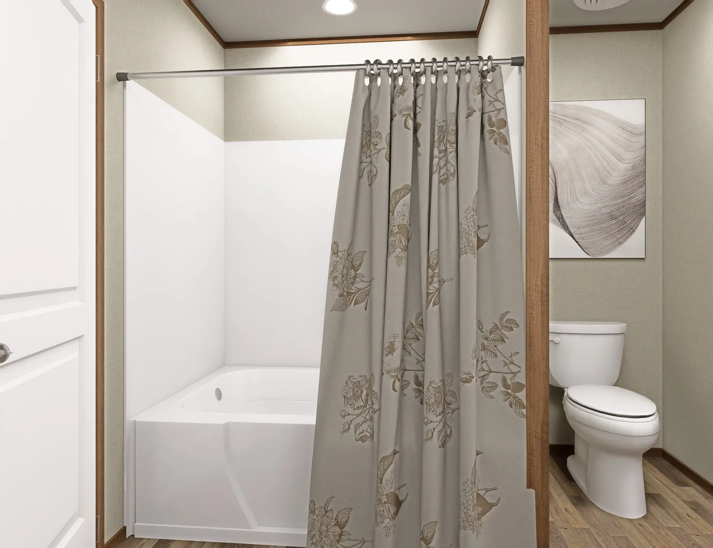 The MOROCCO Primary Bathroom. This Manufactured Mobile Home features 4 bedrooms and 2 baths.