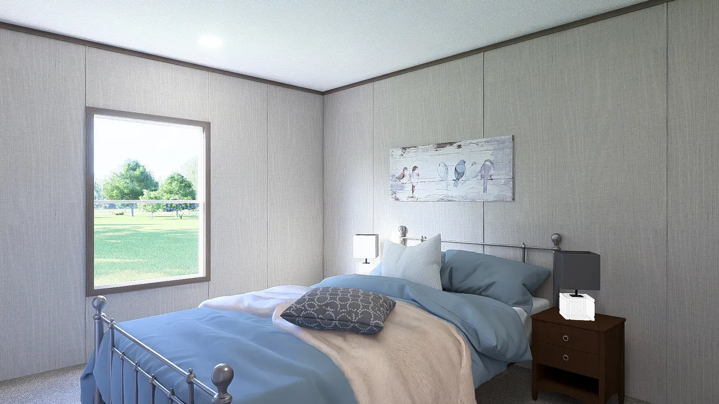 The ULTRA BREEZE 28X76 Bedroom. This Manufactured Mobile Home features 4 bedrooms and 2 baths.