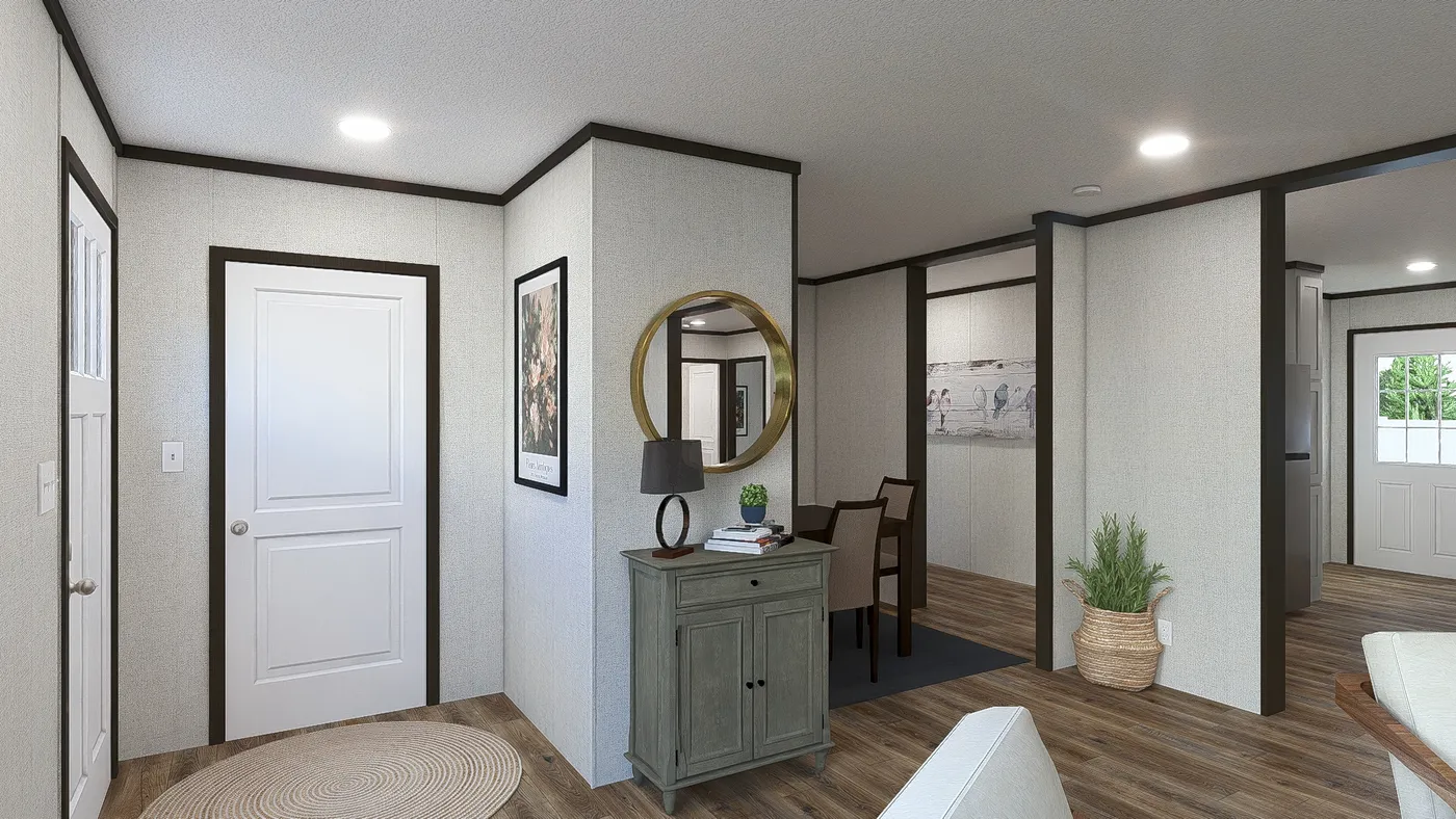 The DISCOVER Foyer. This Manufactured Mobile Home features 3 bedrooms and 2 baths.