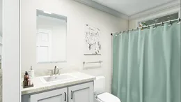The HERITAGE 3101 Guest Bathroom. This Modular Home features 3 bedrooms and 2 baths.