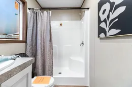 The SPIRIT Primary Bathroom. This Manufactured Mobile Home features 2 bedrooms and 2 baths.