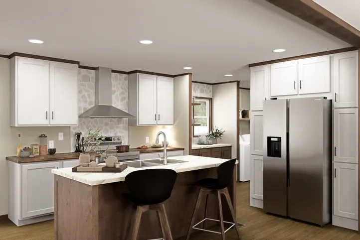 The MOROCCO Kitchen. This Manufactured Mobile Home features 4 bedrooms and 2 baths.