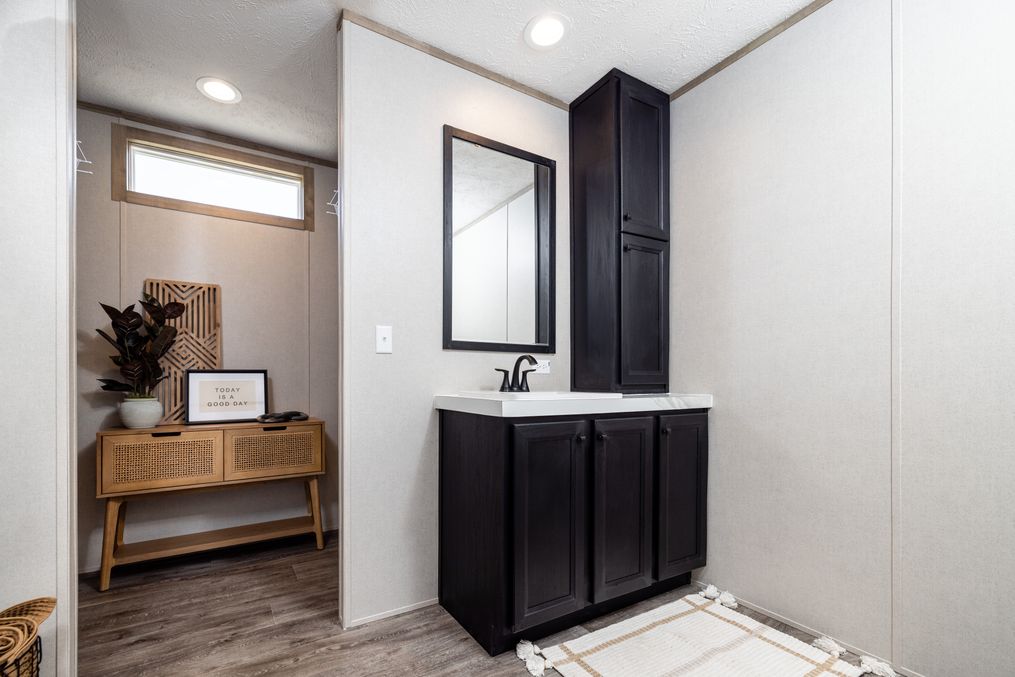 The STERLING ANNIVERSARY Primary Bathroom. This Manufactured Mobile Home features 3 bedrooms and 2 baths.