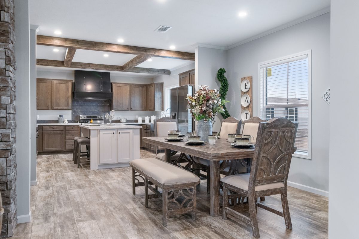 The THE BRYANT Kitchen. This Manufactured Mobile Home features 4 bedrooms and 2 baths.