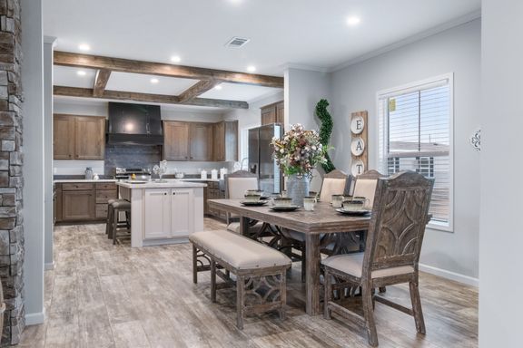 The THE BRYANT Kitchen. This Manufactured Mobile Home features 4 bedrooms and 2 baths.