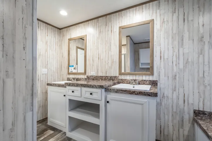 The NUMBER ONE Exterior. This Manufactured Mobile Home features 3 bedrooms and 2 baths.