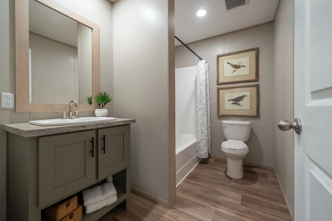 The CROCKETT Exterior. This Manufactured Mobile Home features 3 bedrooms and 2 baths.