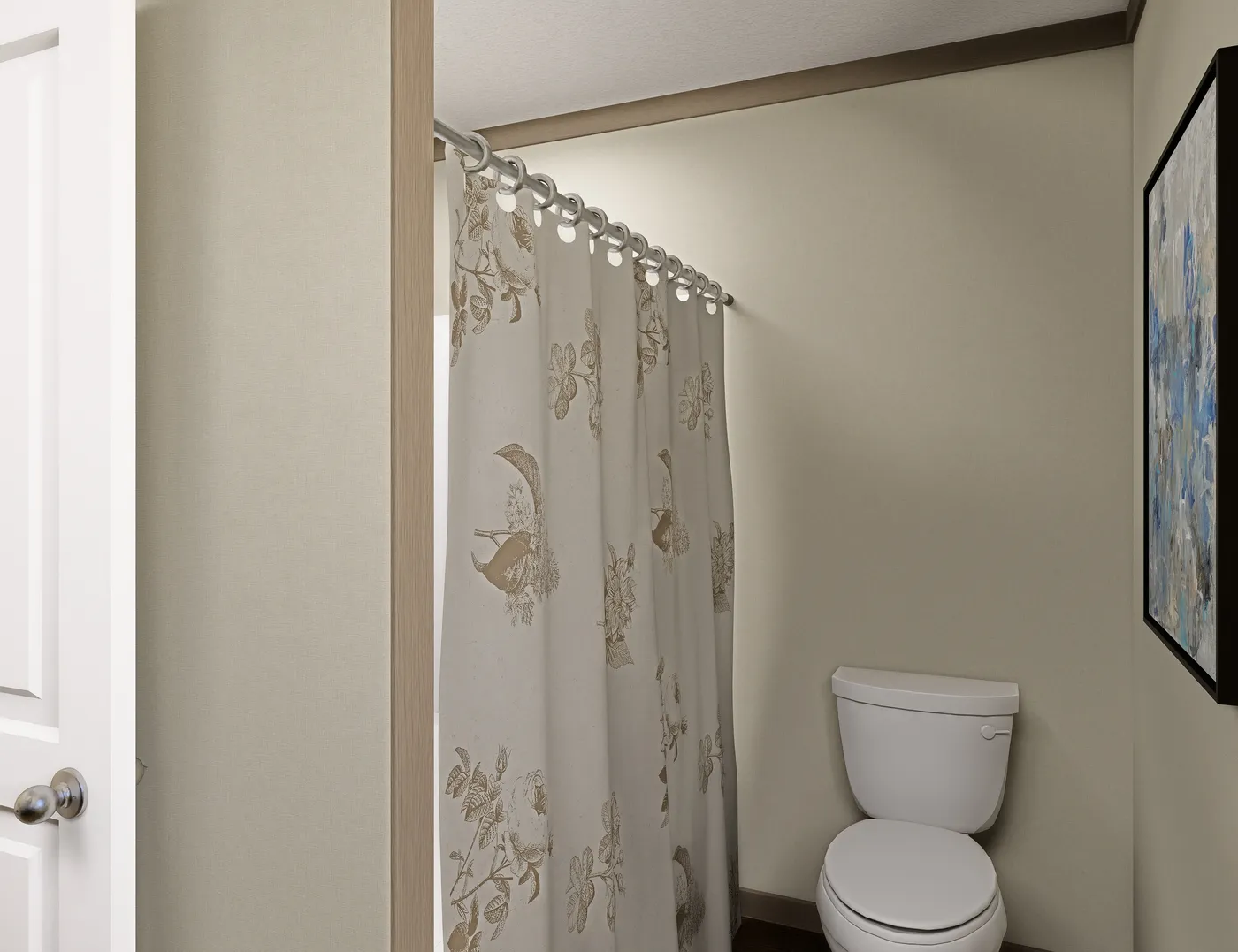 The SYDNEY Primary Bathroom. This Manufactured Mobile Home features 3 bedrooms and 2 baths.