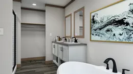 The ANNIE Primary Bathroom. This Manufactured Mobile Home features 3 bedrooms and 2 baths.