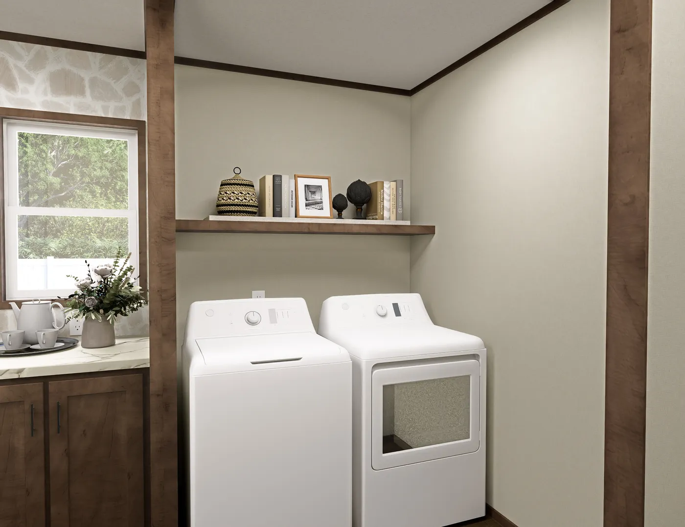 The MOROCCO Utility Room. This Manufactured Mobile Home features 4 bedrooms and 2 baths.