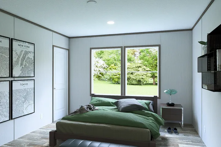 The ULTRA PRO JEWEL 3 BR 32X60 Bedroom. This Manufactured Mobile Home features 3 bedrooms and 2 baths.