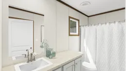 The INTUITION Primary Bathroom. This Manufactured Mobile Home features 3 bedrooms and 2 baths.