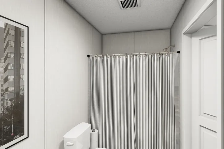 The RUBY Primary Bathroom. This Manufactured Mobile Home features 2 bedrooms and 2 baths.