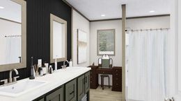 The BOONE   28X56 Primary Bathroom. This Manufactured Mobile Home features 4 bedrooms and 2 baths.