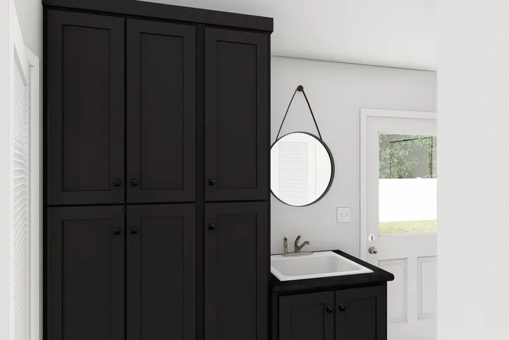 The ING564F SHASTA              GW Utility Room. This Manufactured Mobile Home features 3 bedrooms and 2 baths.