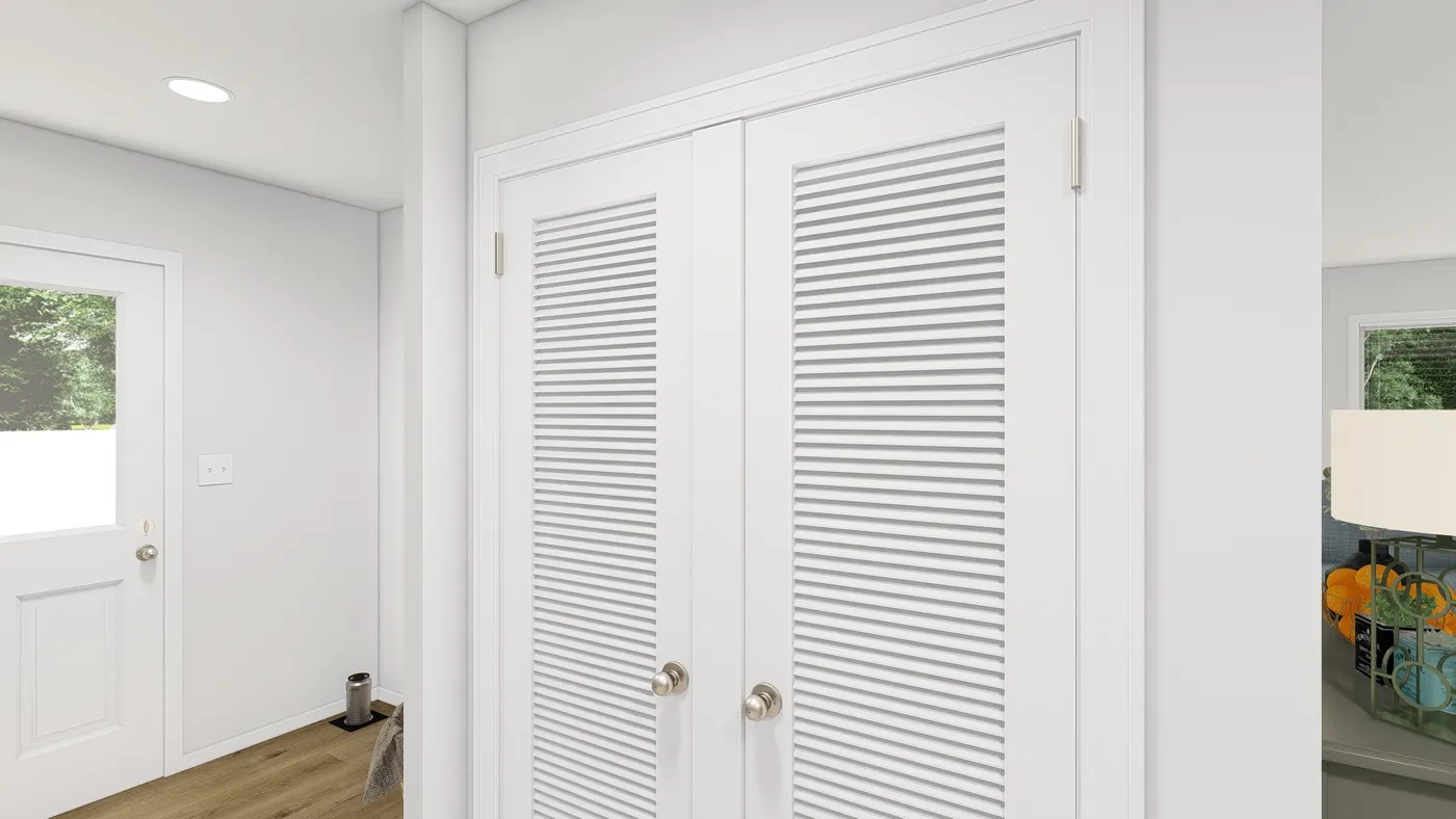 The DRM386A 2438'            DREAM Utility Room. This Manufactured Mobile Home features 2 bedrooms and 2 baths.