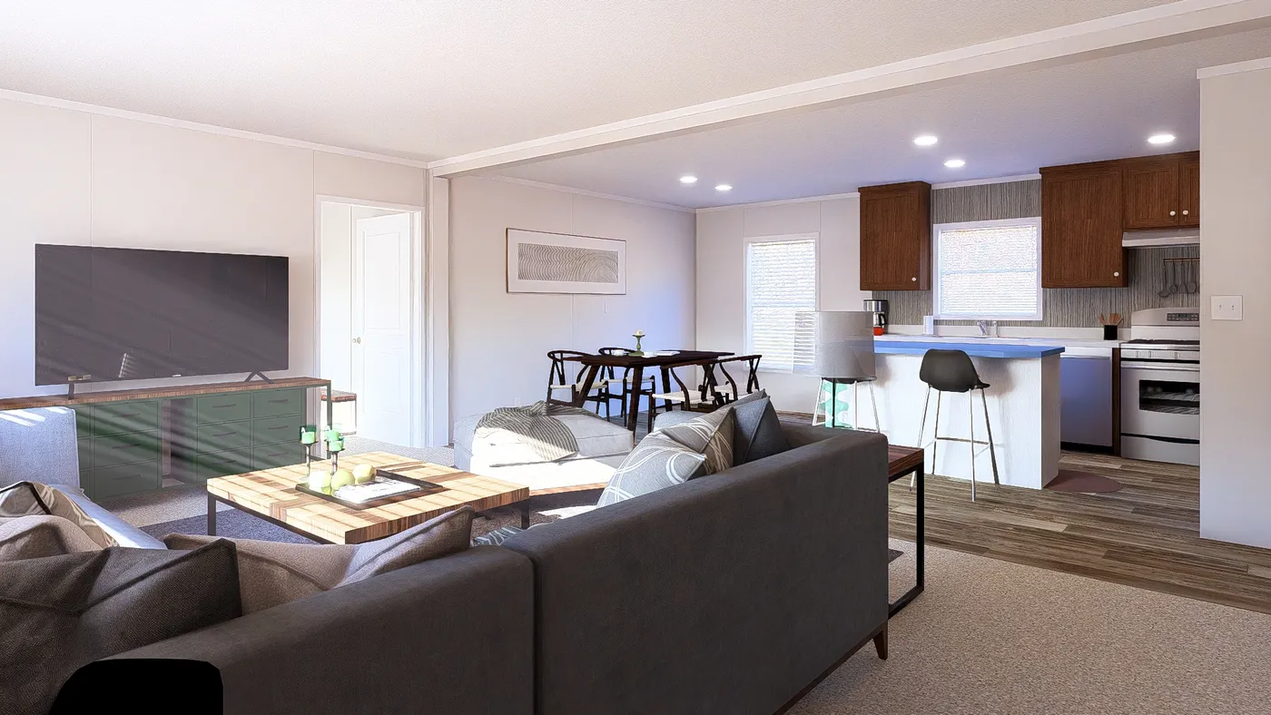 The GARNET Foyer. This Manufactured Mobile Home features 3 bedrooms and 2 baths.