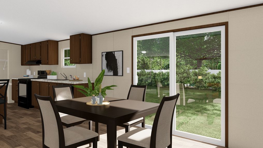 The MARVELOUS 3 Dining Area. This Manufactured Mobile Home features 3 bedrooms and 2 baths.