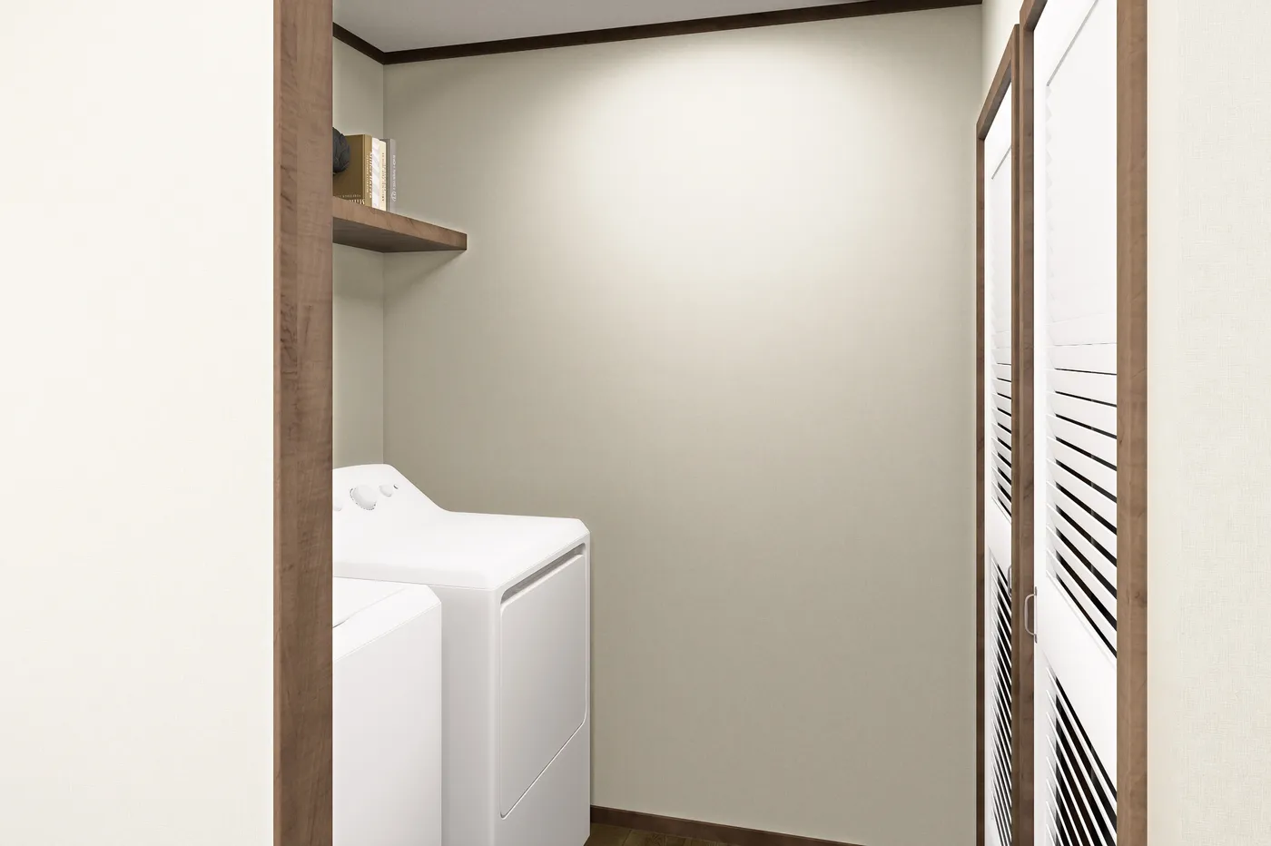 The EXPEDITION Utility Room. This Manufactured Mobile Home features 4 bedrooms and 2 baths.