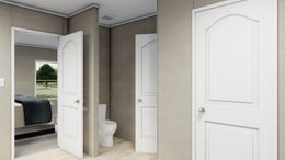 The ULTRA BREEZE 28X76 Primary Bathroom. This Manufactured Mobile Home features 4 bedrooms and 2 baths.