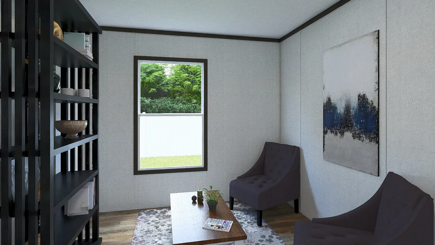 The FESTIVAL Bedroom. This Manufactured Mobile Home features 3 bedrooms and 2 baths.