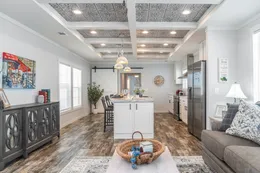 The THE DEWEY Living Room. This Manufactured Mobile Home features 3 bedrooms and 2 baths.