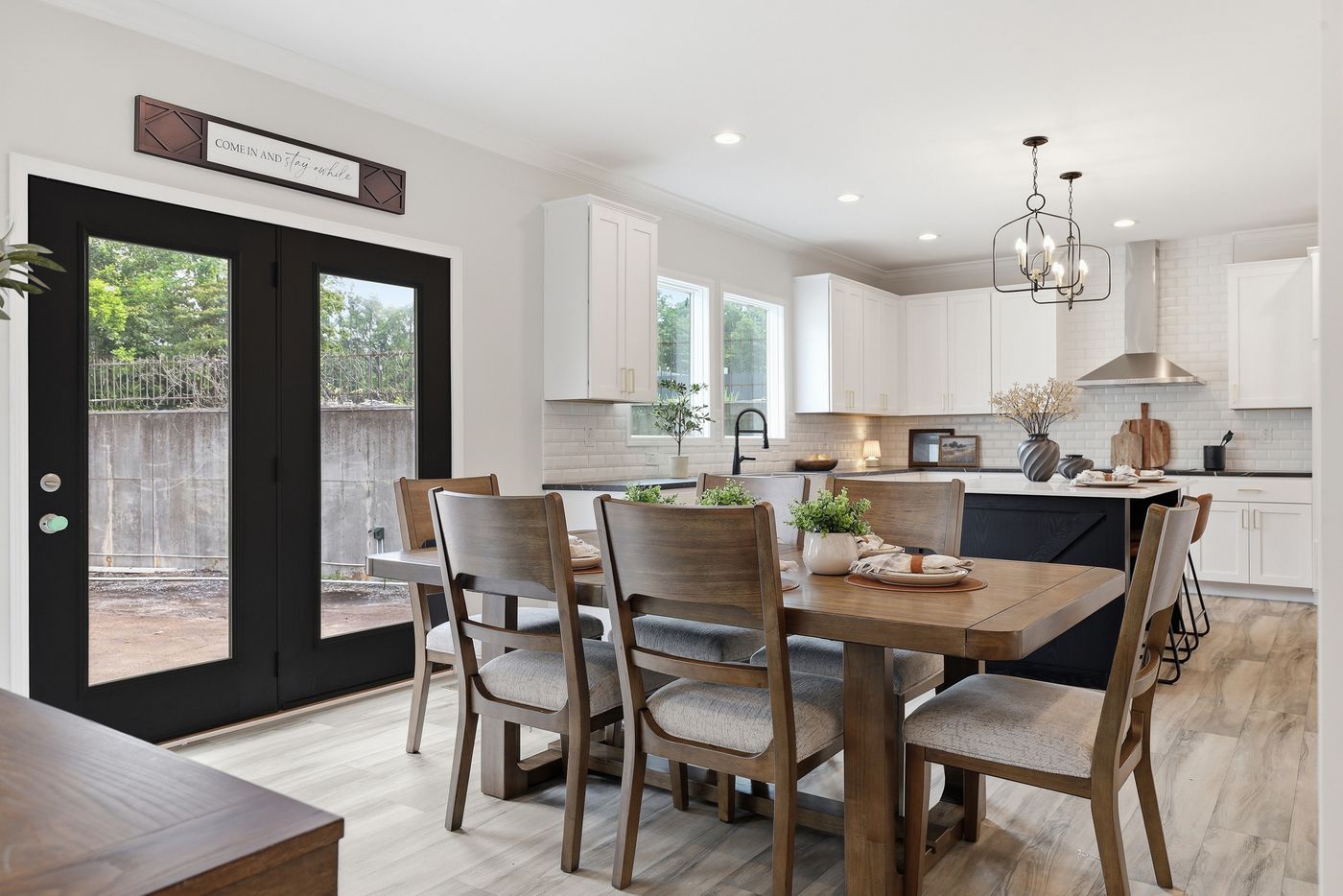 The THE SUMMIT Dining Area. This Manufactured Mobile Home features 3 bedrooms and 2 baths.