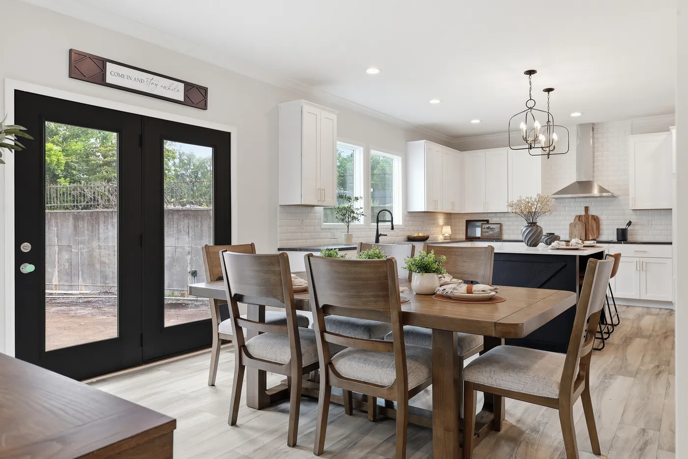 The THE SUMMIT Dining Area. This Manufactured Mobile Home features 3 bedrooms and 2 baths.