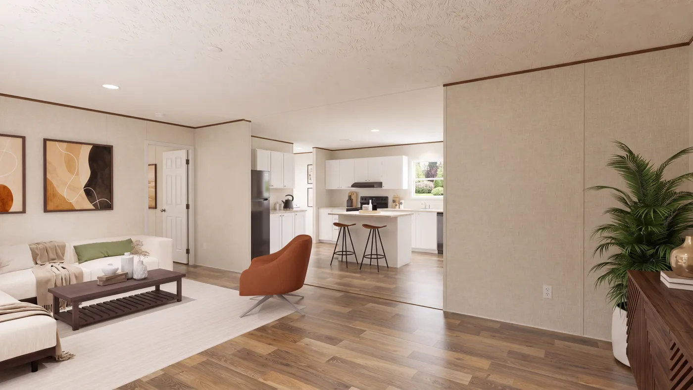The SYCAMORE Foyer. This Manufactured Mobile Home features 4 bedrooms and 2 baths.
