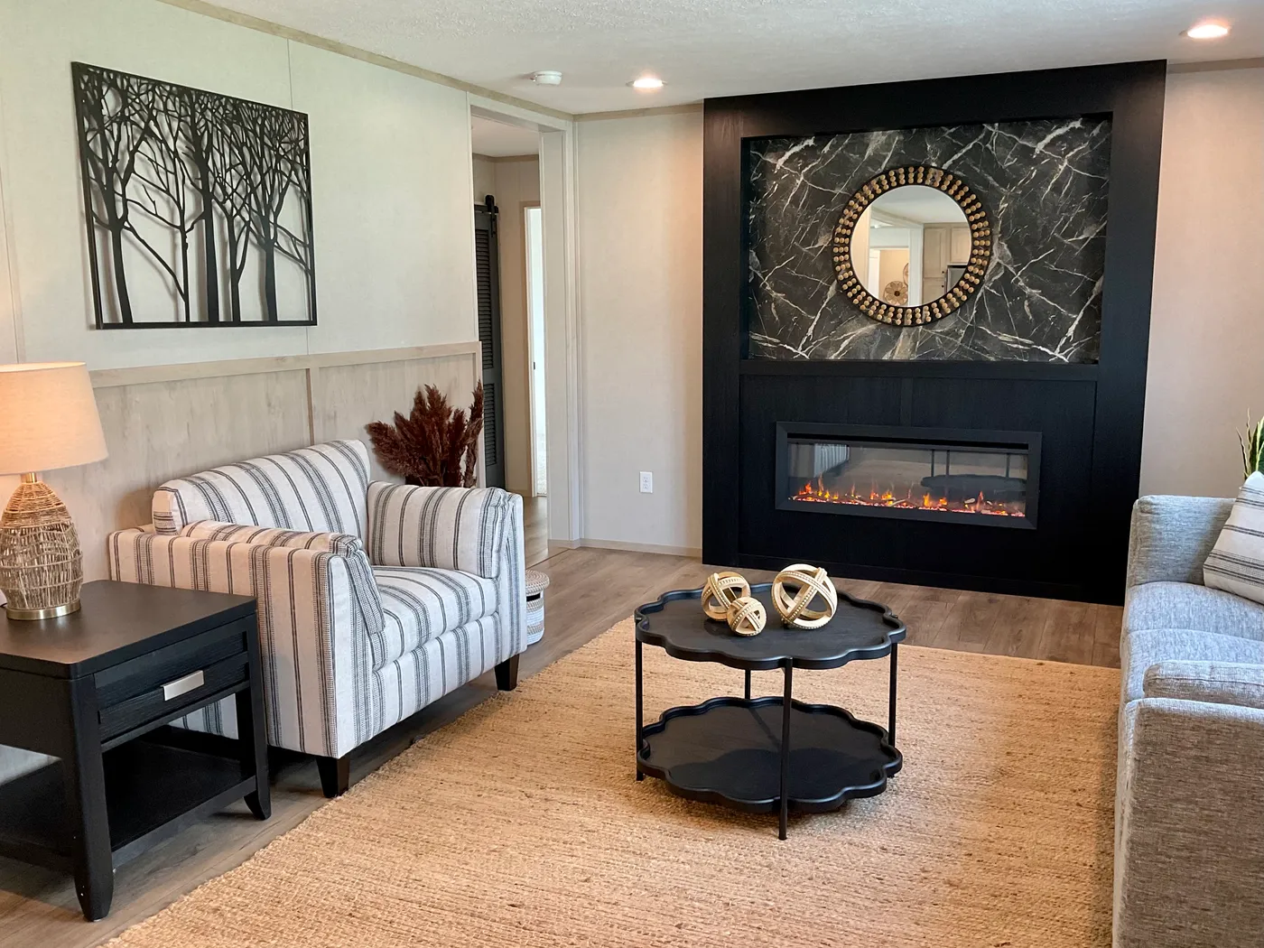 The EMERALD 7228-643 Family Room. This Manufactured Mobile Home features 4 bedrooms and 2 baths.