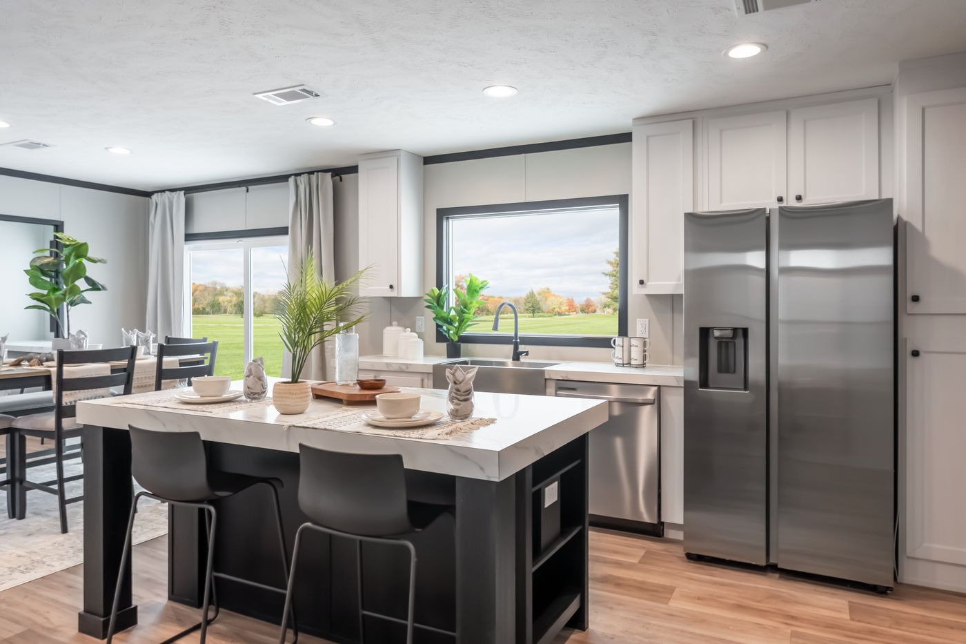 The THE ANNIVERSARY 2.1 Kitchen. This Manufactured Mobile Home features 3 bedrooms and 2 baths.