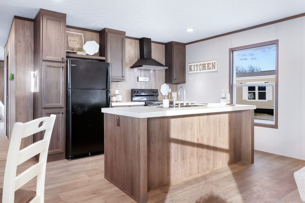The BALANCE Kitchen. This Manufactured Mobile Home features 3 bedrooms and 2 baths.