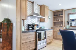 The BLUEBONNET BREEZE Kitchen. This Manufactured Mobile Home features 3 bedrooms and 2 baths.
