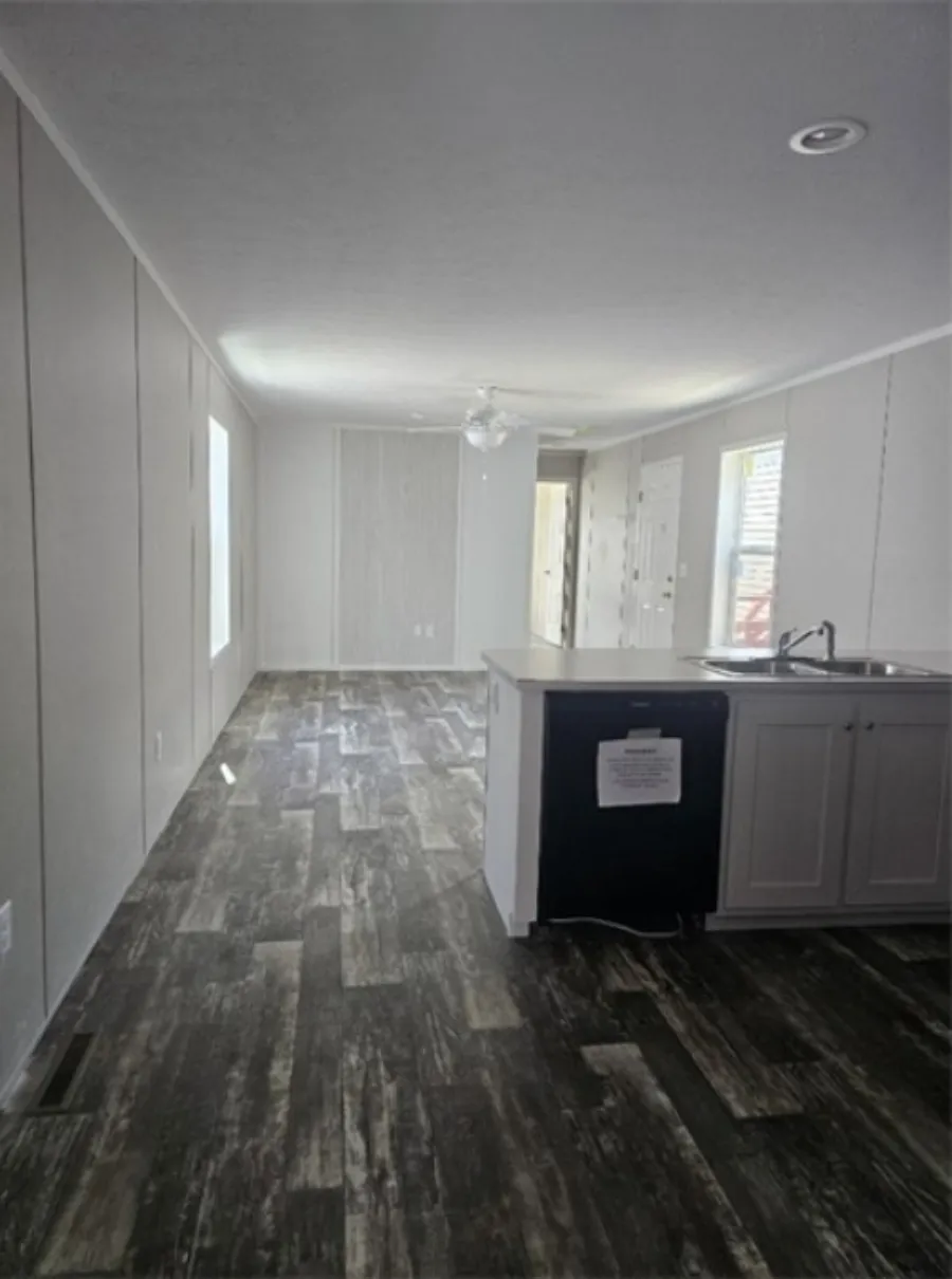 The TOPAZ Living Room. This Manufactured Mobile Home features 3 bedrooms and 2 baths.