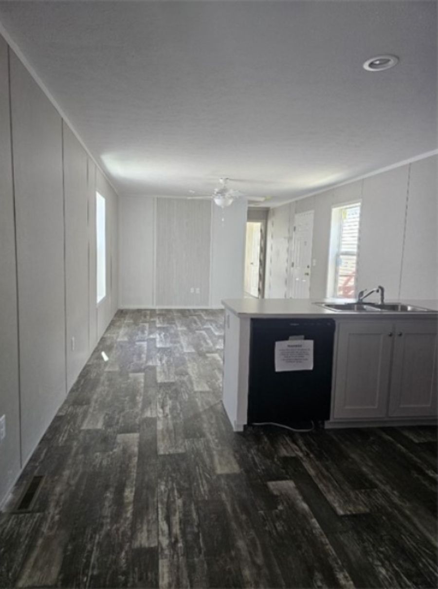 The TOPAZ Living Room. This Manufactured Mobile Home features 3 bedrooms and 2 baths.