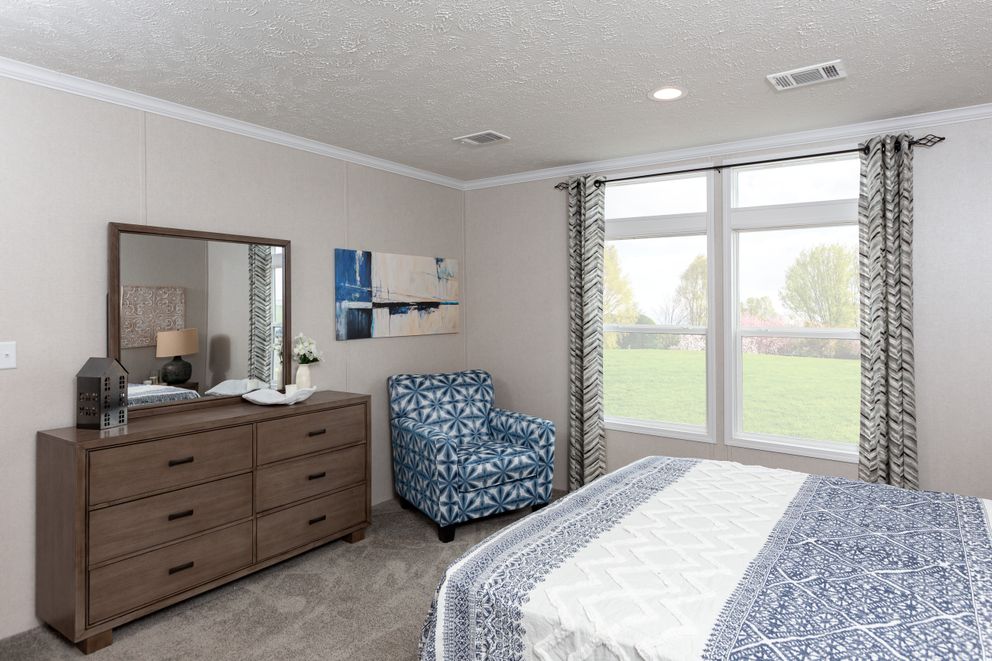 The STELLA Exterior. This Manufactured Mobile Home features 3 bedrooms and 2 baths.