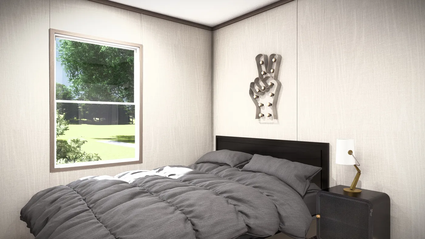 The ULTRA PRO 3 BR 28X60 Bedroom. This Manufactured Mobile Home features 3 bedrooms and 2 baths.