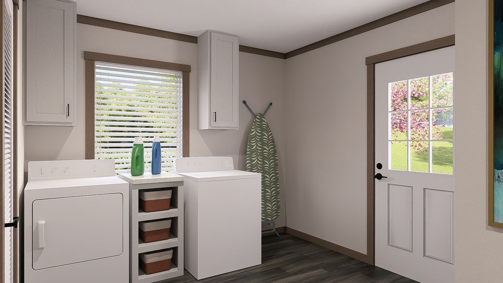 The FARM 3 FLEX ELITE Utility Room. This Manufactured Mobile Home features 3 bedrooms and 2 baths.