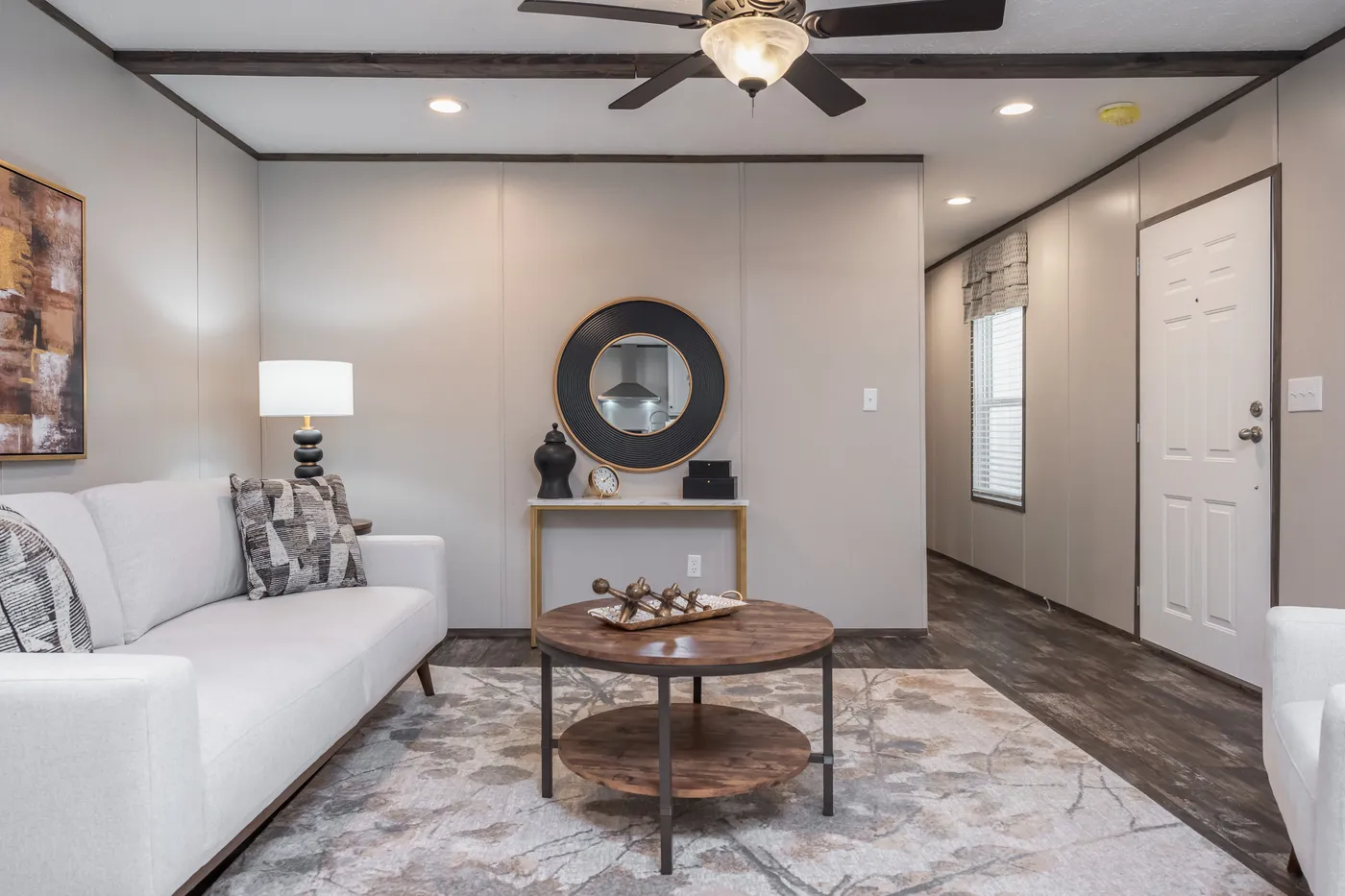 The THE GENERAL Living Room. This Manufactured Mobile Home features 3 bedrooms and 2 baths.
